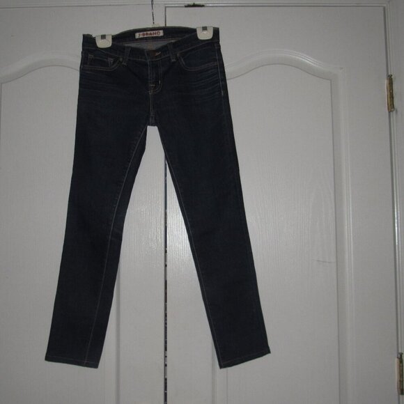 J BRAND Low Rise Skinny Leg Dark Wash Jeans Size 26 - Picture 1 of 7